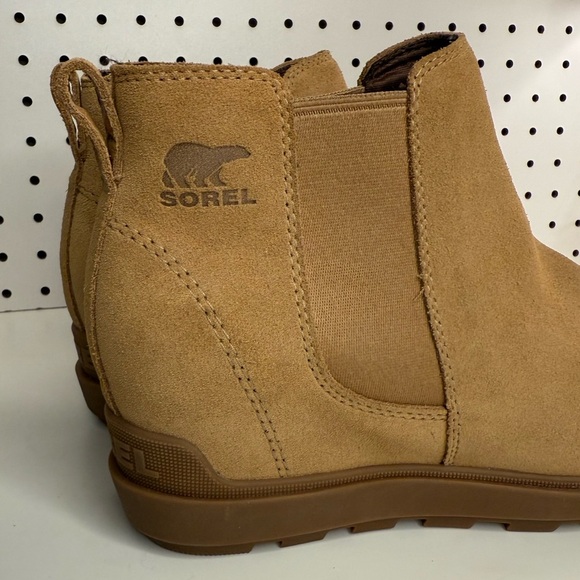 Sorel Evie II Chelsea Boot Waterproof Suede NL5020 Caribou Buff Women's Size 9.5 - Picture 5 of 16